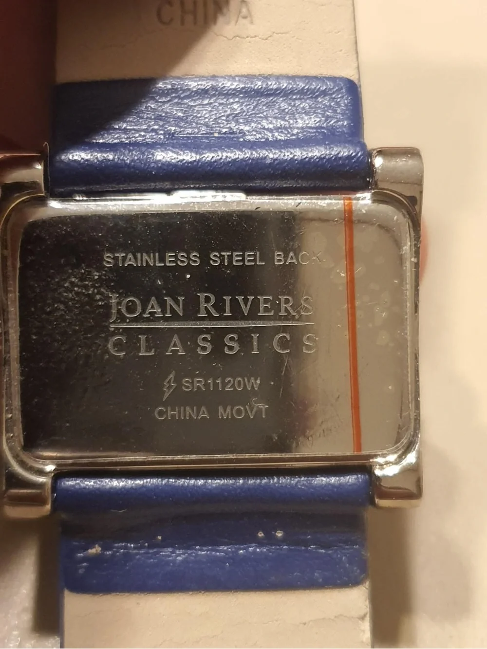 🦋10/$20🦋 Joan Rivers Classics Silver/Rhinestone Leather Digital Women's Watch